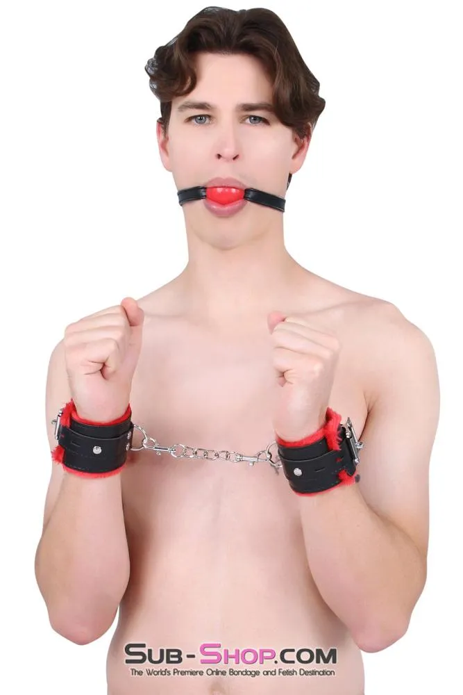 8998DL      Bondage Basics Red Rubber Classic Ball Gag