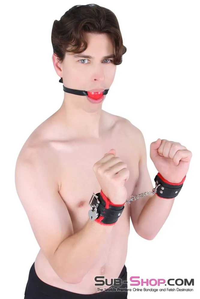 8998DL      Bondage Basics Red Rubber Classic Ball Gag