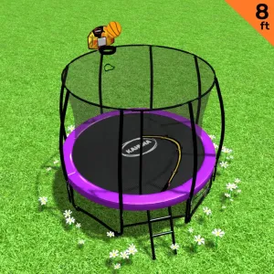 8ft UV-Stabilised Kids Trampoline with Basketball, Kahuna