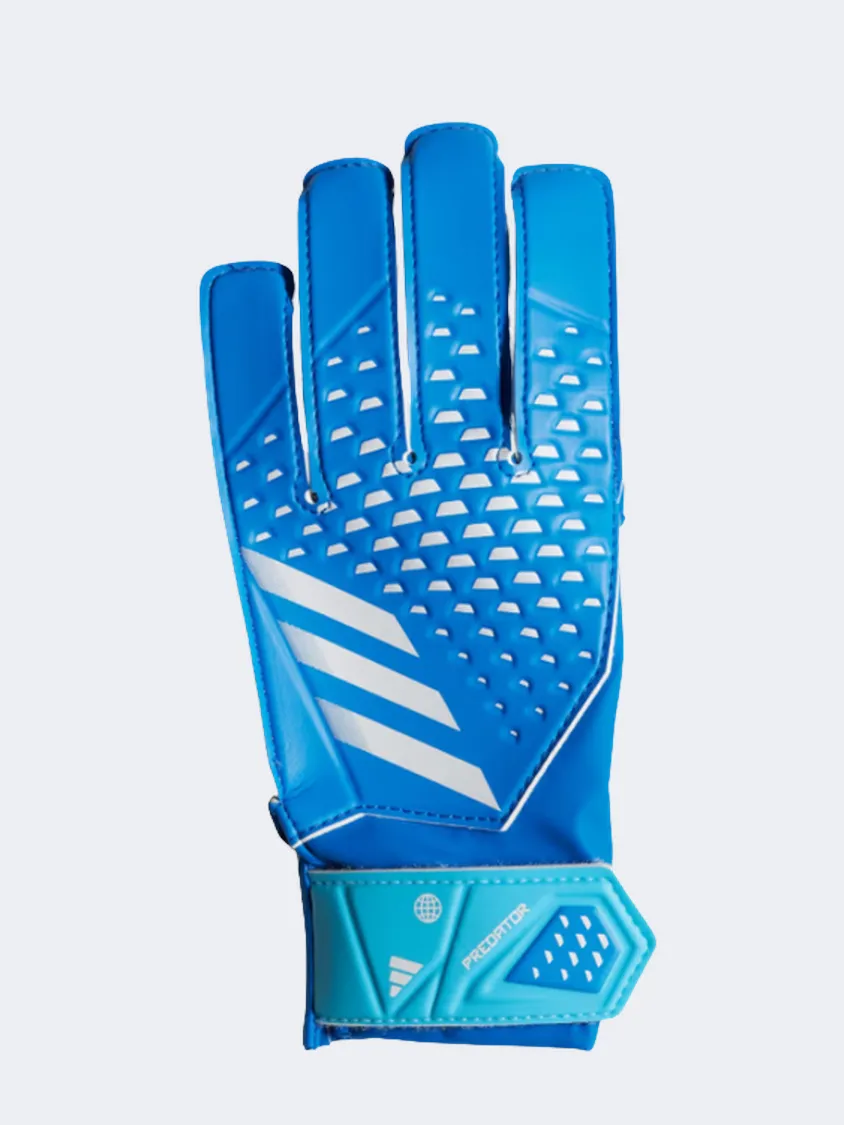 Adidas Predator Kids Football Gloves Blue Bird