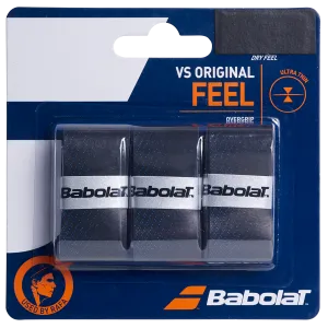 Babolat VS Original Feel Grip 3 Pack - Black Blue