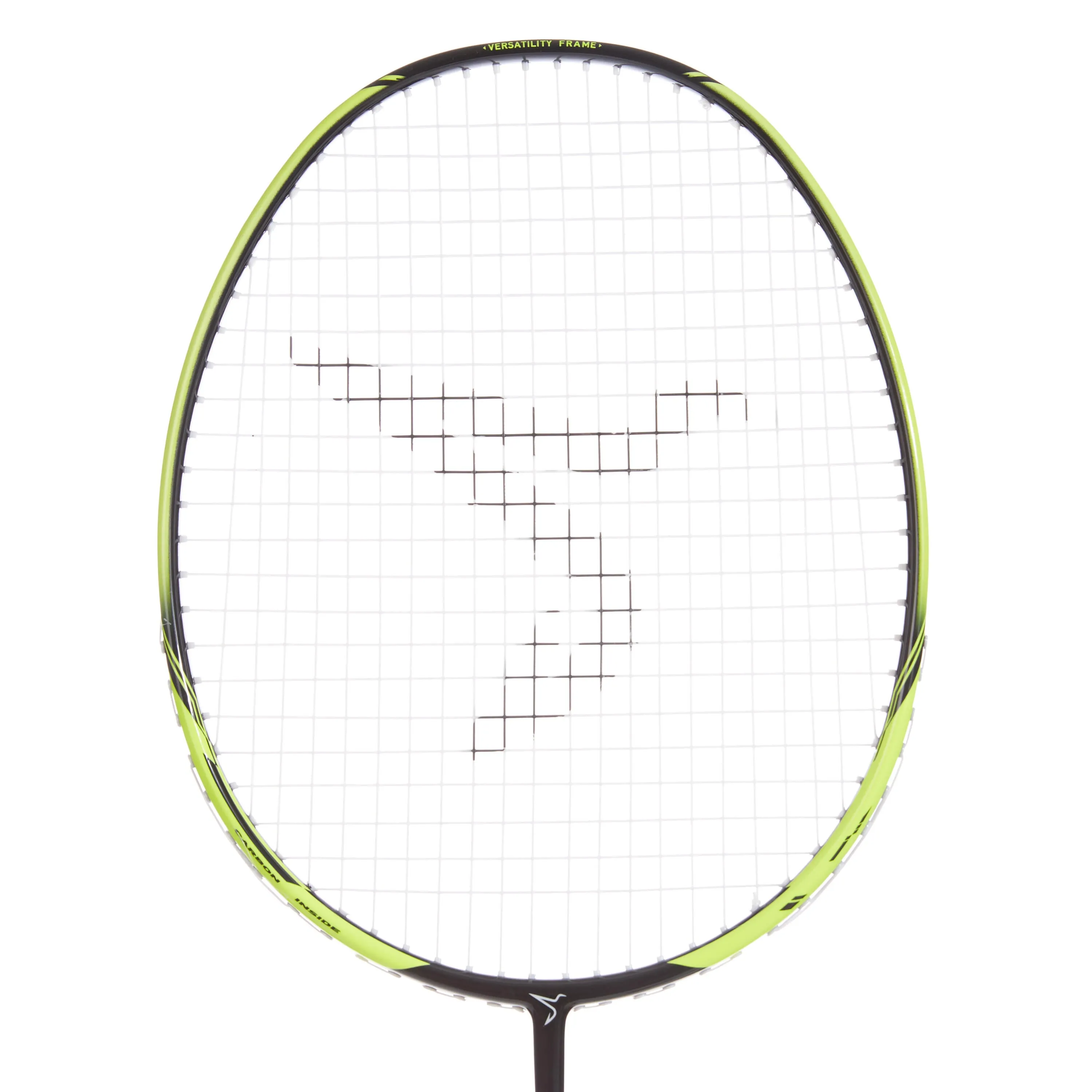 Badminton racket BR 500 children's yellow PERFLY, black/neon yellow