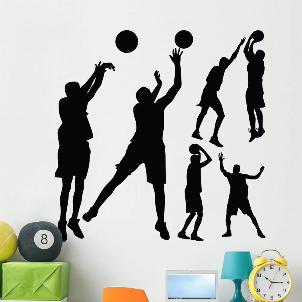 Basketball Players Sport Wall Decals