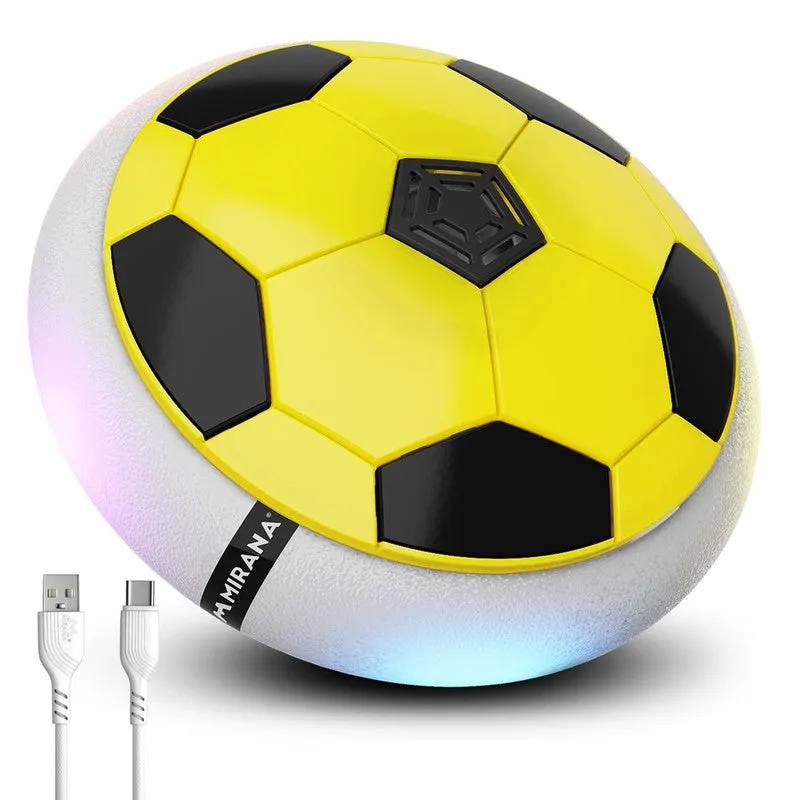 Battery Powered Hover Floating Football C-Type USB Rechargeable | Air Football Neon Lite