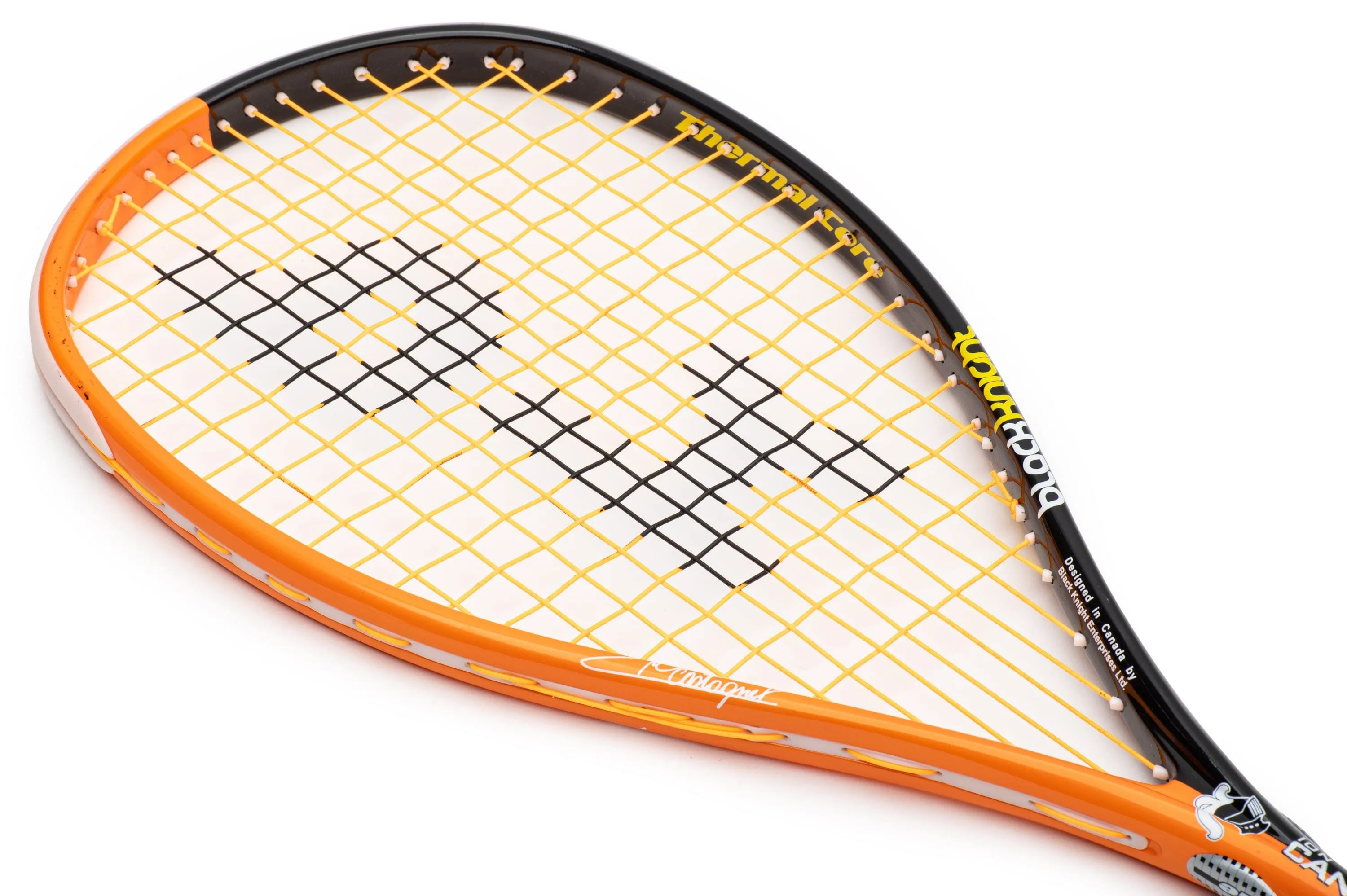 Black Knight Ion Cannon Power Surge (PS) Castagnet Orange/Black Squash Racquet