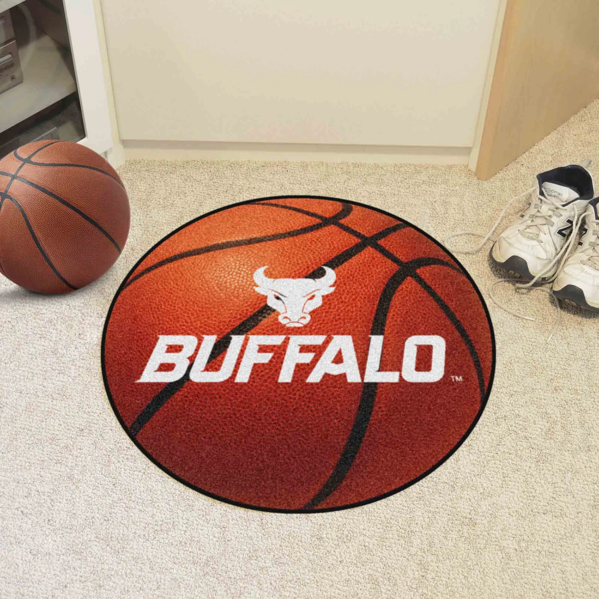 Buffalo Bulls Basketball Rug - 27in. Diameter