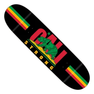 CALI Strong Original Rasta Skateboard Trick Deck