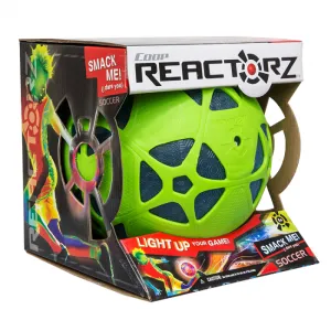 Blue & Green Coop Reactorz Light-Up Soccer Ball for Enhanced Outdoor Play