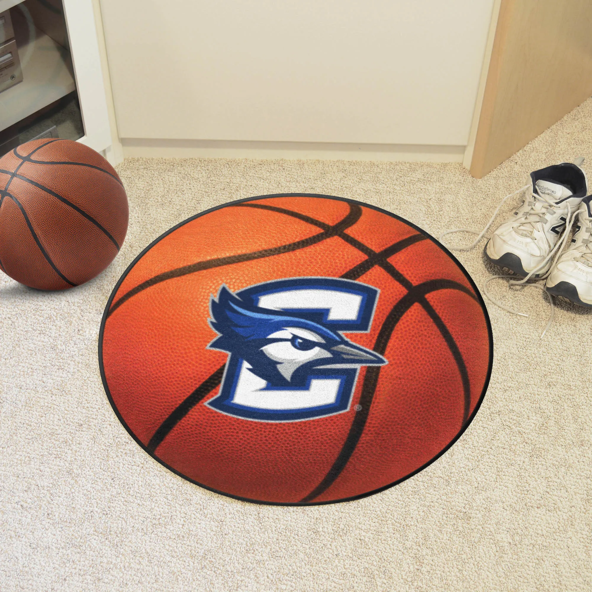 Creighton Bluejays Basketball Rug - 27in. Diameter