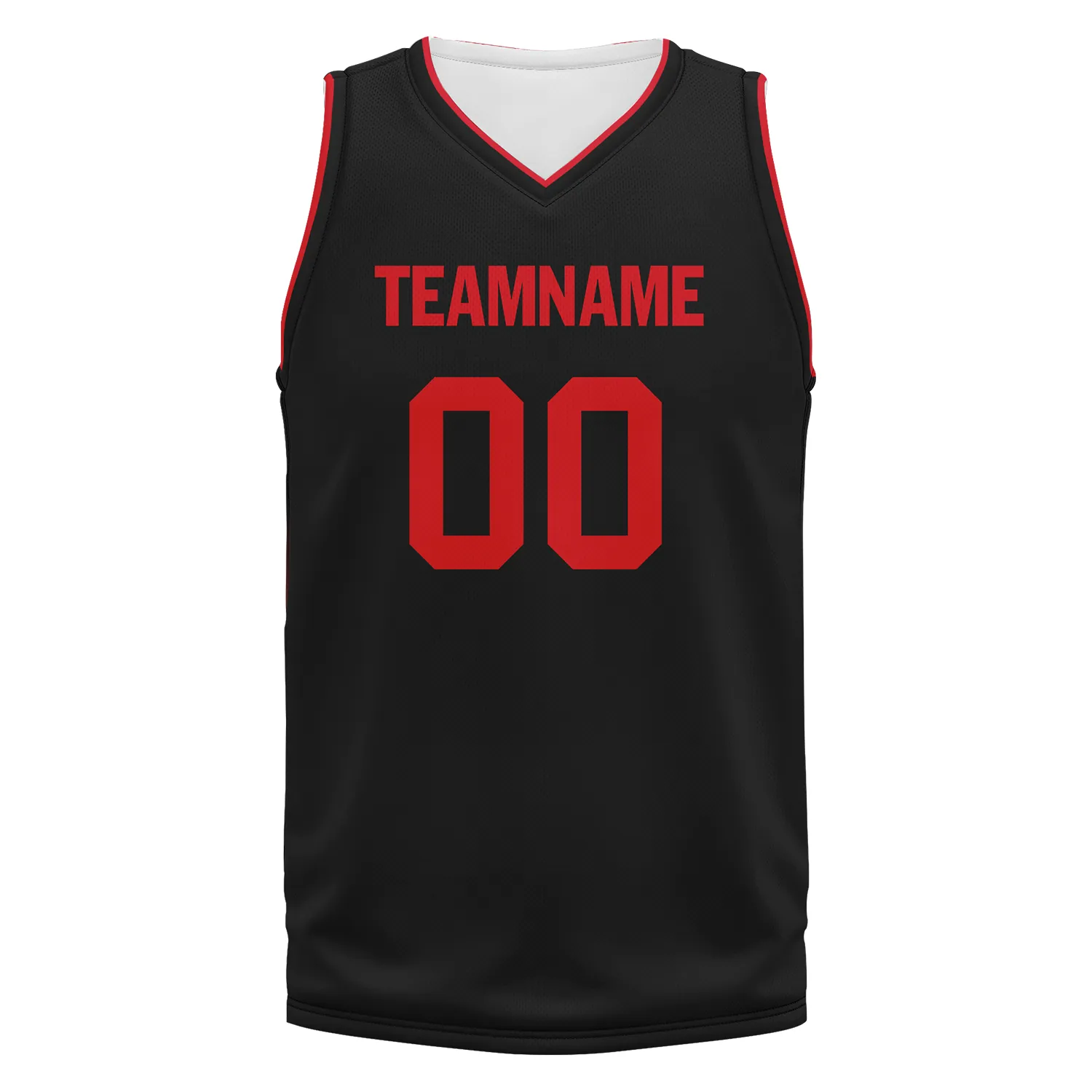 Custom Black Red Classic Style Sports Uniform Basketball Jersey BBJ01-bd0a70a8