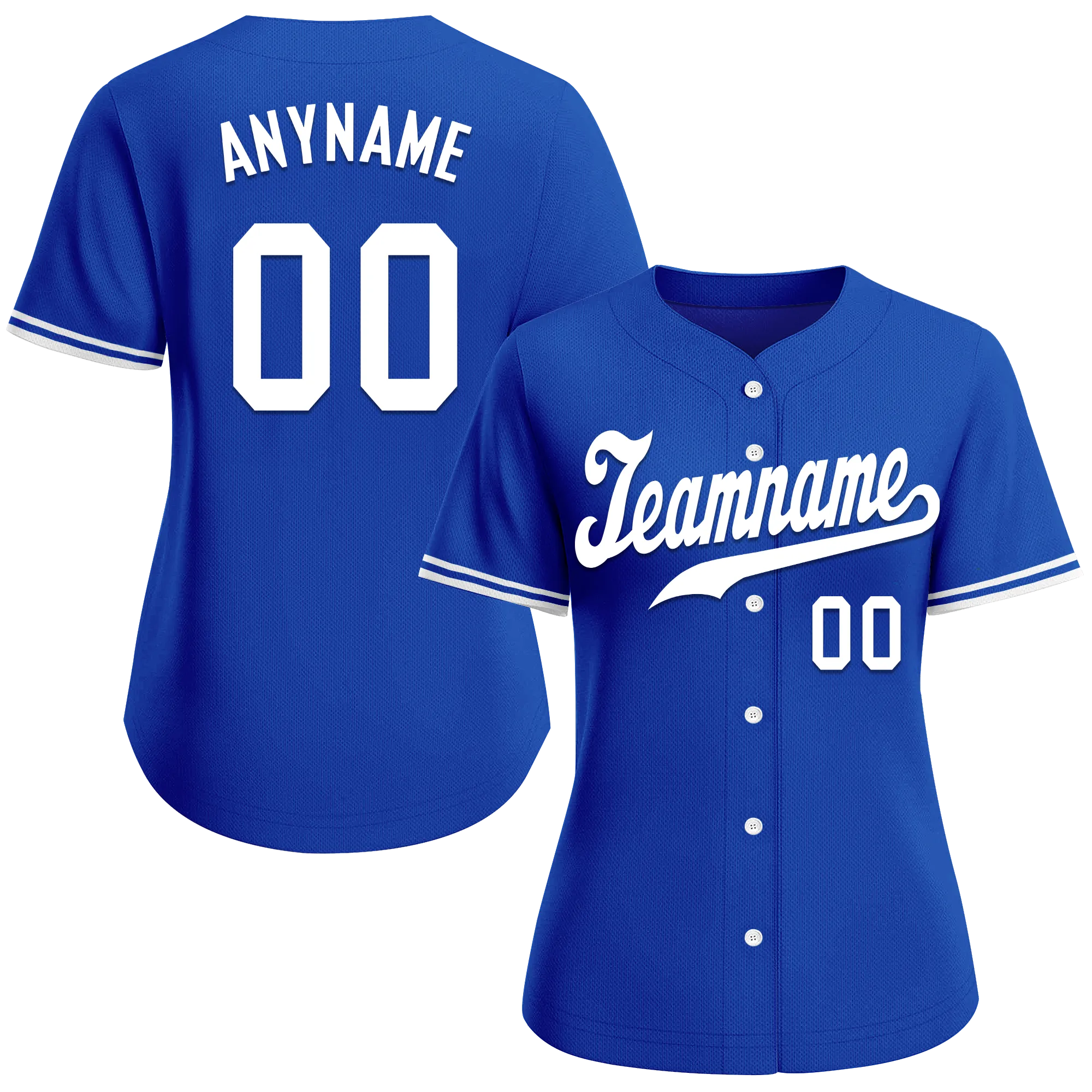 Custom Blue Classic Style White Personalized Authentic Baseball Jersey BSBJ01-bd0fa0e