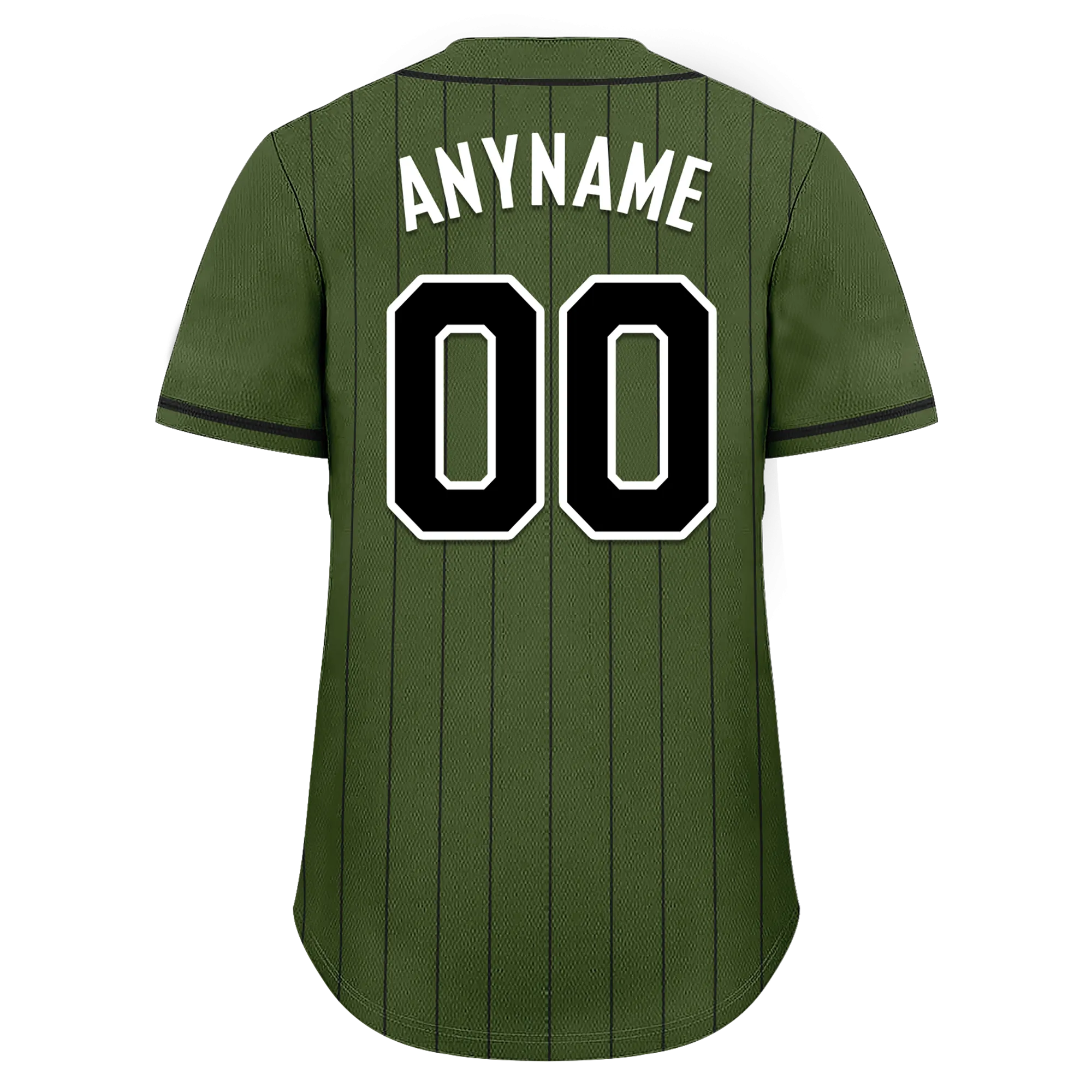 Custom Green Stripe Fashion Personalized Authentic Baseball Jersey BSBJ01-D017257