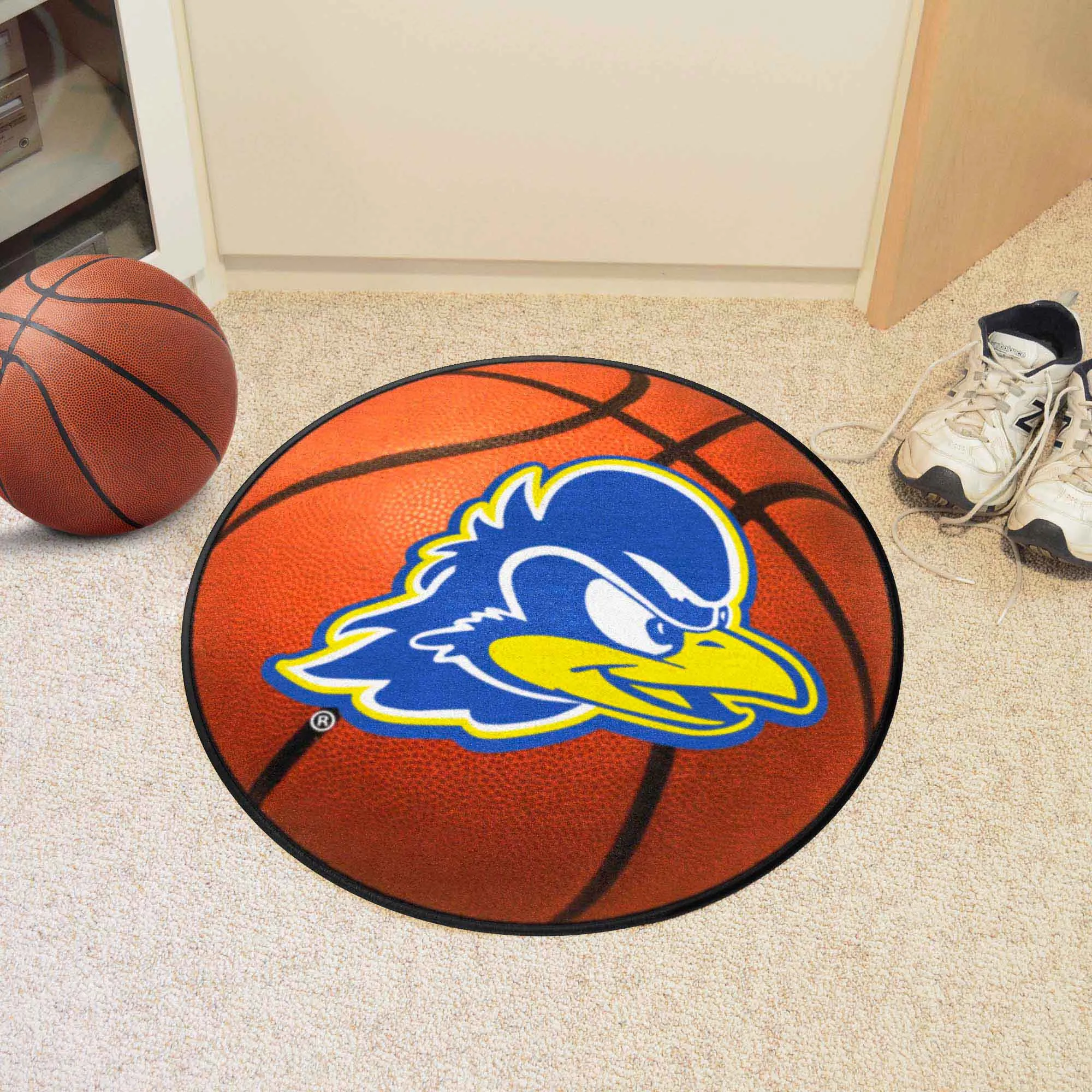 Delaware Blue Hens Basketball Rug - 27in. Diameter