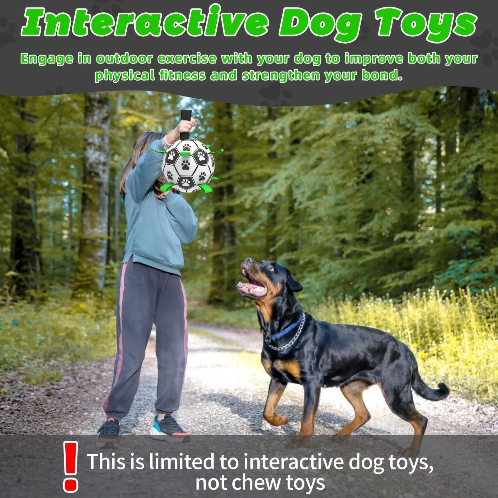 Dog Soccer Ball - Indoor & Outdoor Play