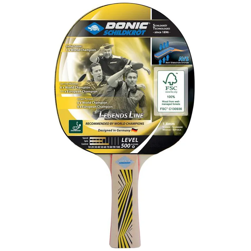 Donic-Schildkröt® Table Tennis Racket Legends 500 FSC