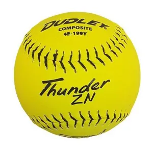 Dudley Thunder ZN Hycon ICON NSA .44 400 12 Inch Softball - One Dozen: 4E199Y