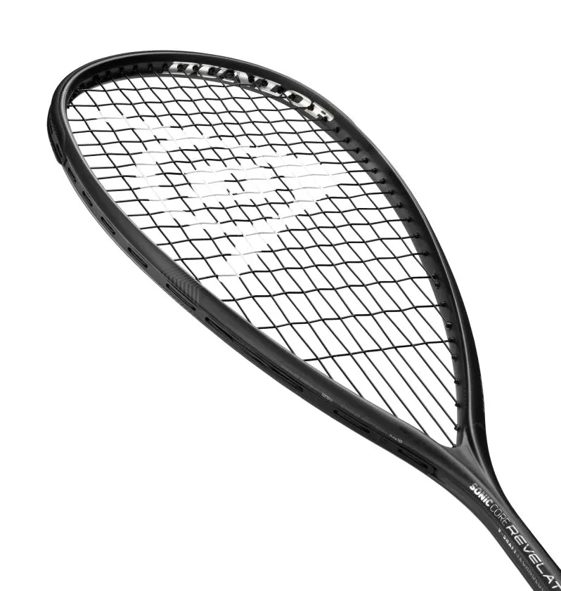 Dunlop Sonic Core Revelation 125 Black Squash Racquet