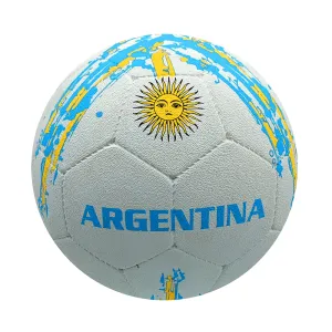 Flag Molded Rubber Football Size-5 (Argentina-White)