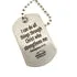 Football Mini Dog Tag Philippians 4:13 Necklace On 30 Inch Ball Chain