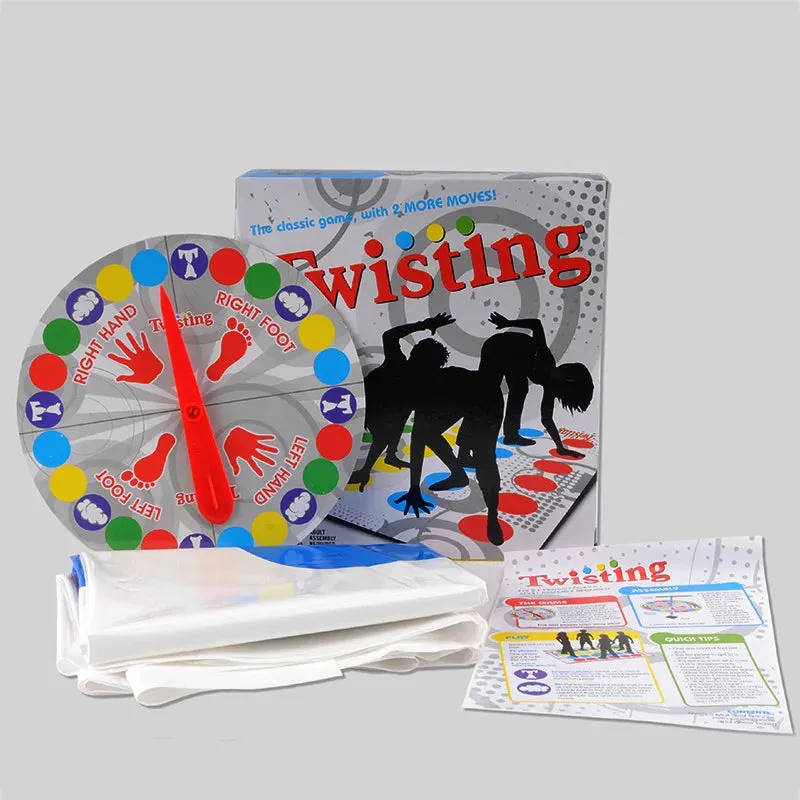 Fun Family Party Game Twister Games Indoor Outdoor Toys Game Twisting The Body For Children Adult Sports Interactive Group Aids