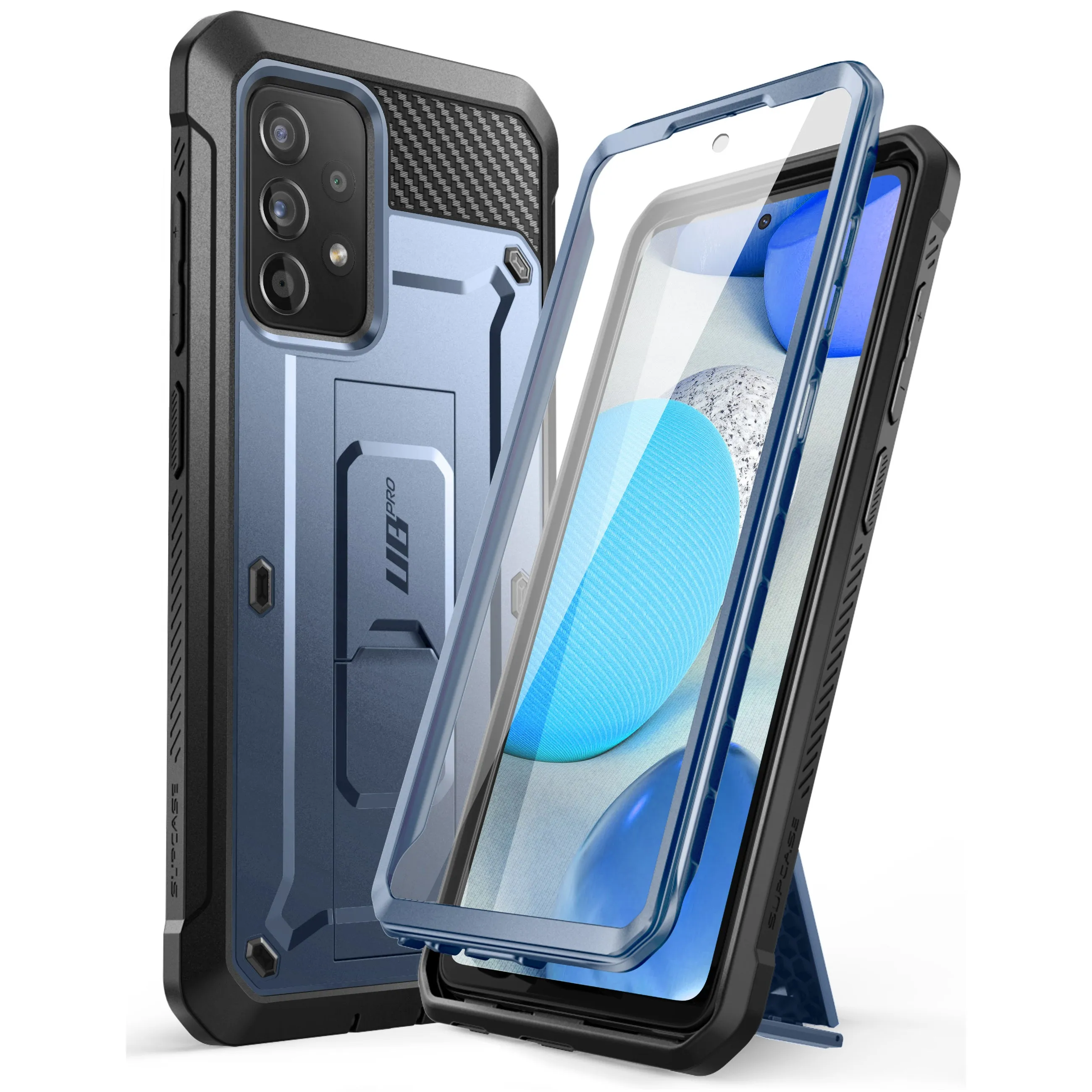 Galaxy A53 Unicorn Beetle PRO Rugged Holster Case-Metallic Blue