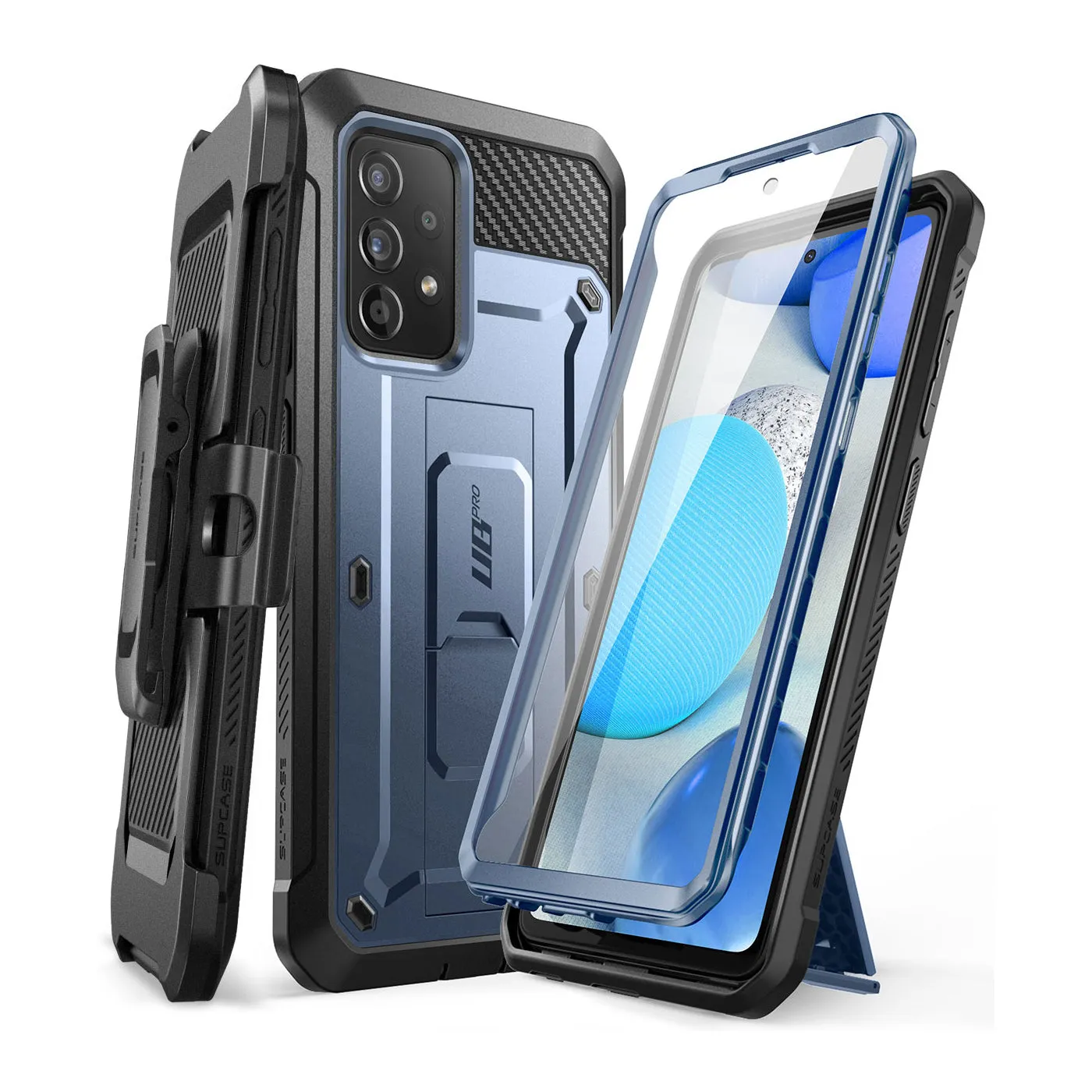 Galaxy A53 Unicorn Beetle PRO Rugged Holster Case-Metallic Blue