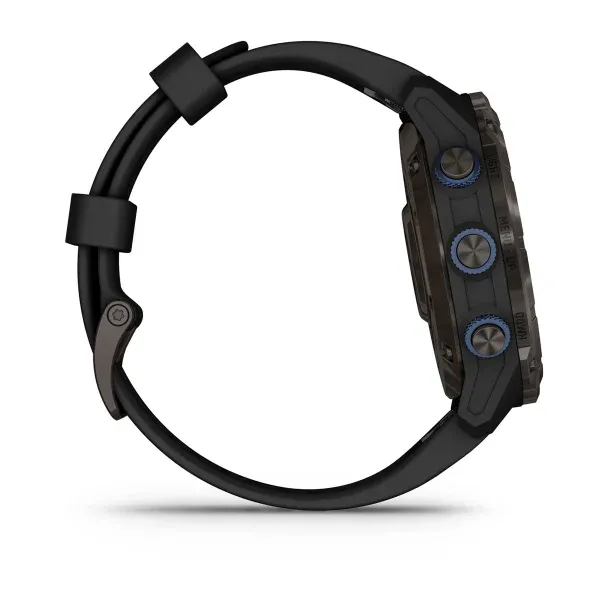 Garmin Descent™ Mk3i – 51 mm Carbon Grey DLC Titanium with Black Silicone Band