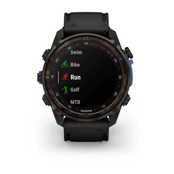 Garmin Descent™ Mk3i – 51 mm Carbon Grey DLC Titanium with Black Silicone Band