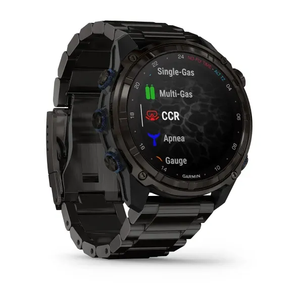 Garmin Descent™ Mk3i – 51 mm Carbon Grey DLC Titanium with DLC Titanium Band