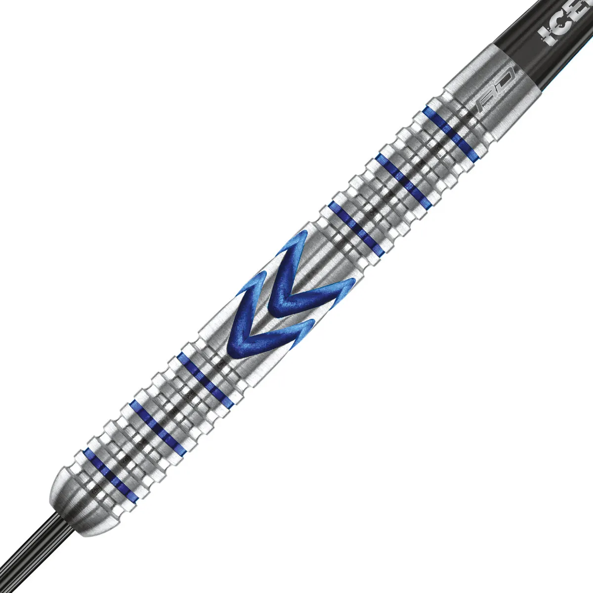 Gerwyn Price Iceman Midnight Edition 90% Tungsten Steel Tip Darts by Red Dragon