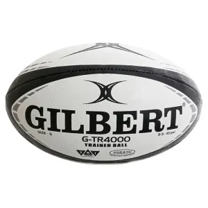 Gilbert G-TR4000 Rugby Ball - Black (Size 4)