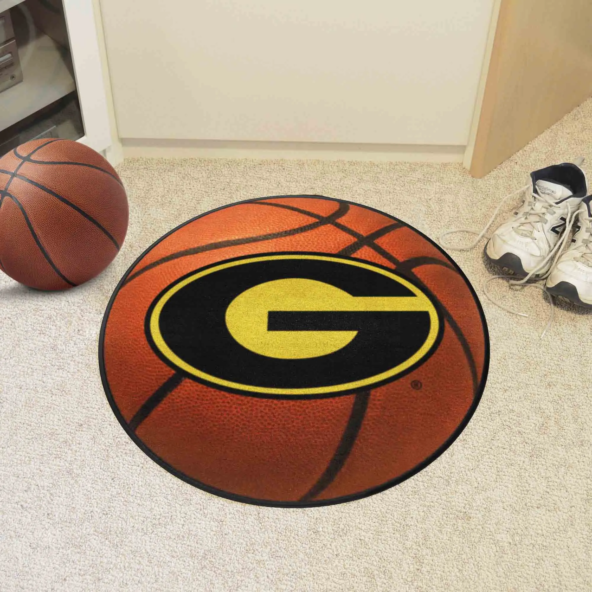 Grambling State Tigers Basketball Rug - 27in. Diameter