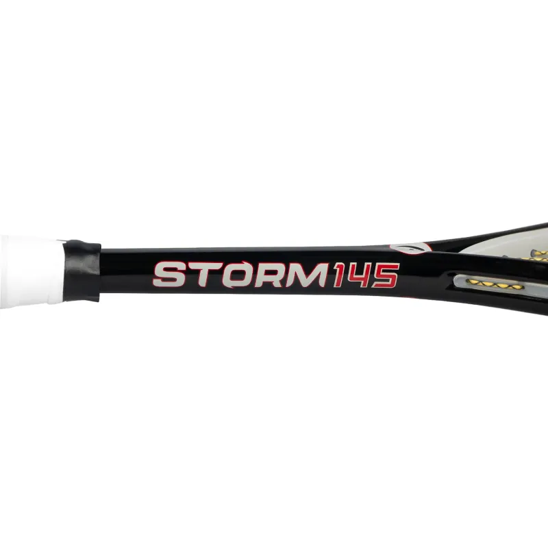 Harrow Storm 145 Squash Racket, Black/Grey/Red