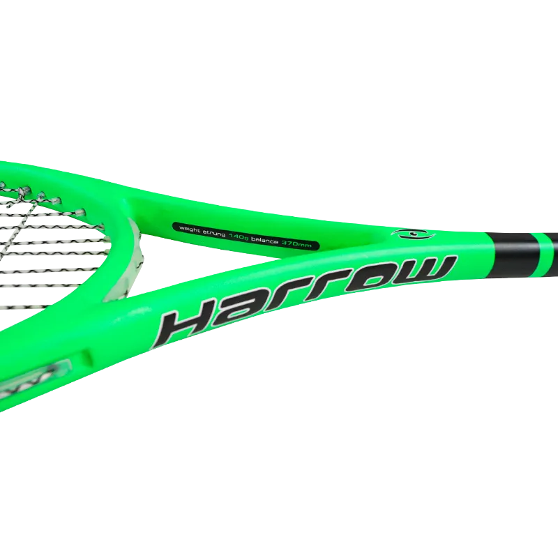 Harrow Vibe Squash Racquet, Lime / Black, Demo, gently used