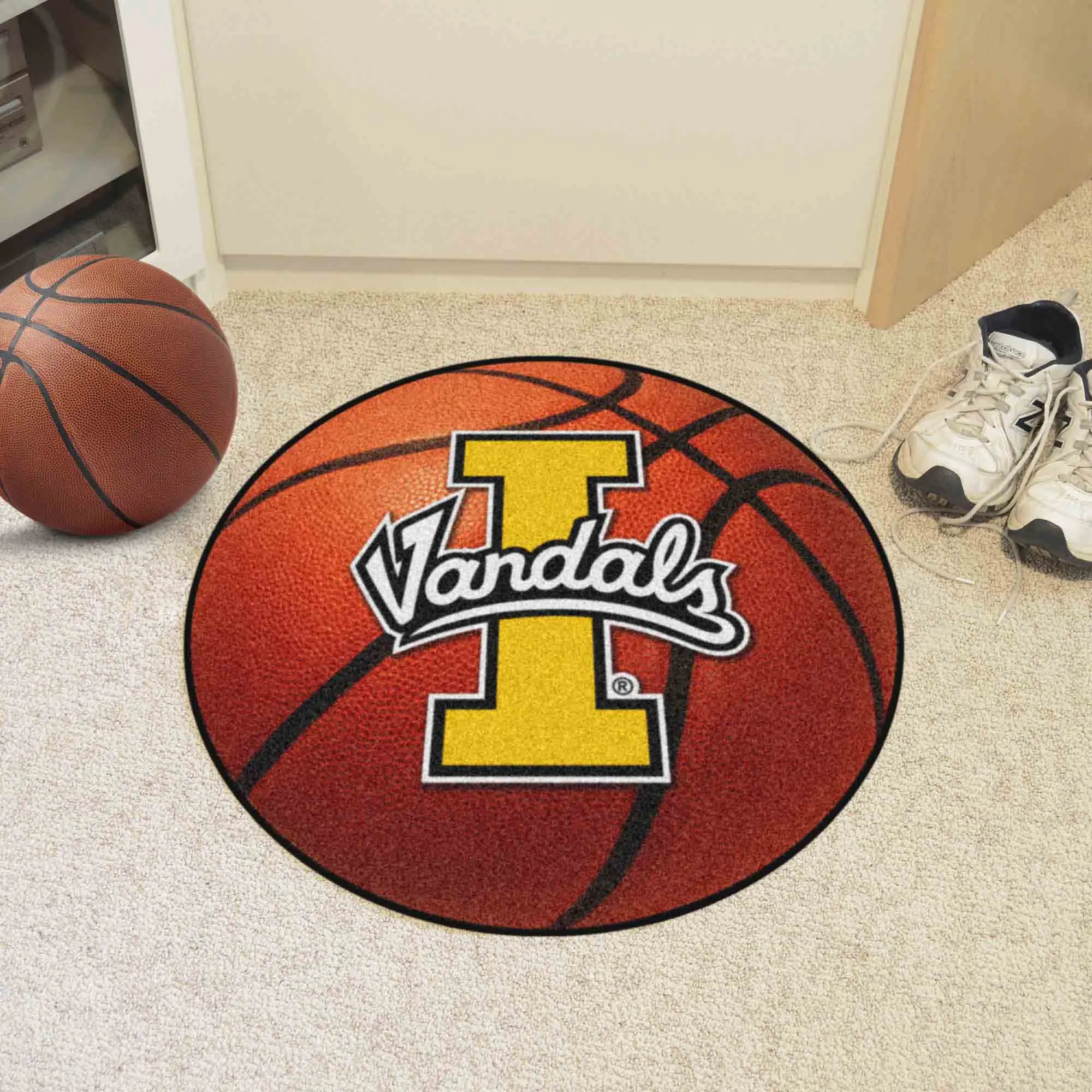 Idaho Vandals Basketball Rug - 27in. Diameter