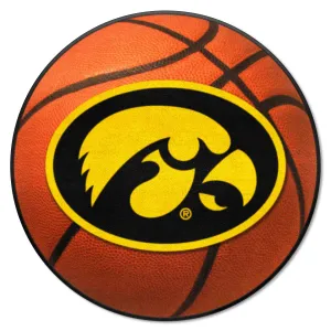 Iowa Hawkeyes Basketball Rug - 27in. Diameter