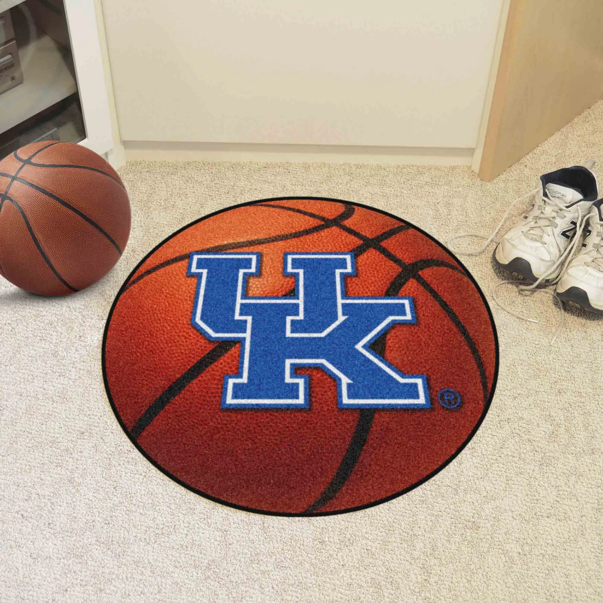 Kentucky Wildcats Basketball Rug - 27in. Diameter, UK Logo