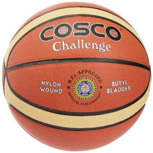 Leather Challenge Basket Ball (Orange | Size 7 )