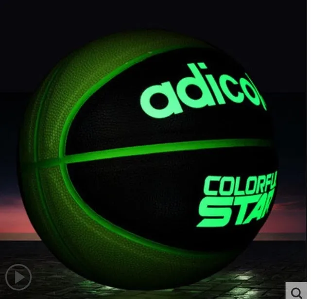 Luminous Rubber Basketball Night Game Training