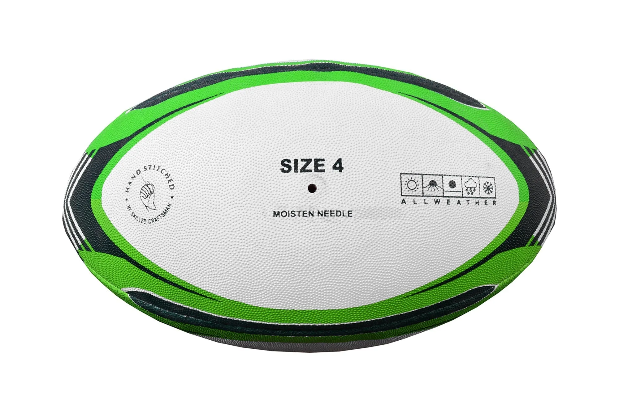 MAR-436H | Green Rugby Training Ball - Size 4