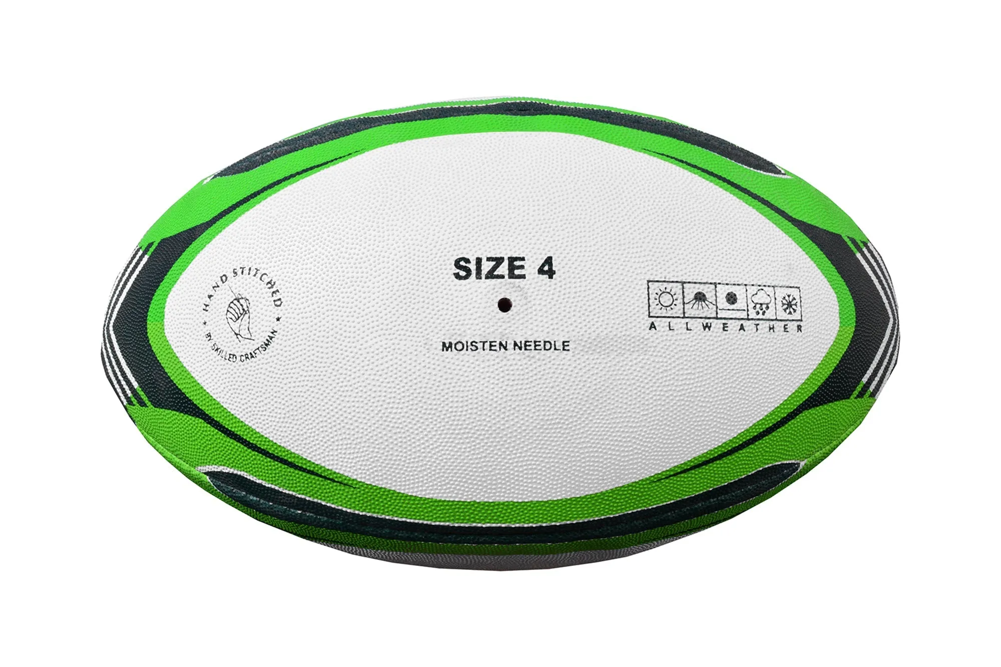 MAR-436H | Green Rugby Training Ball - Size 4