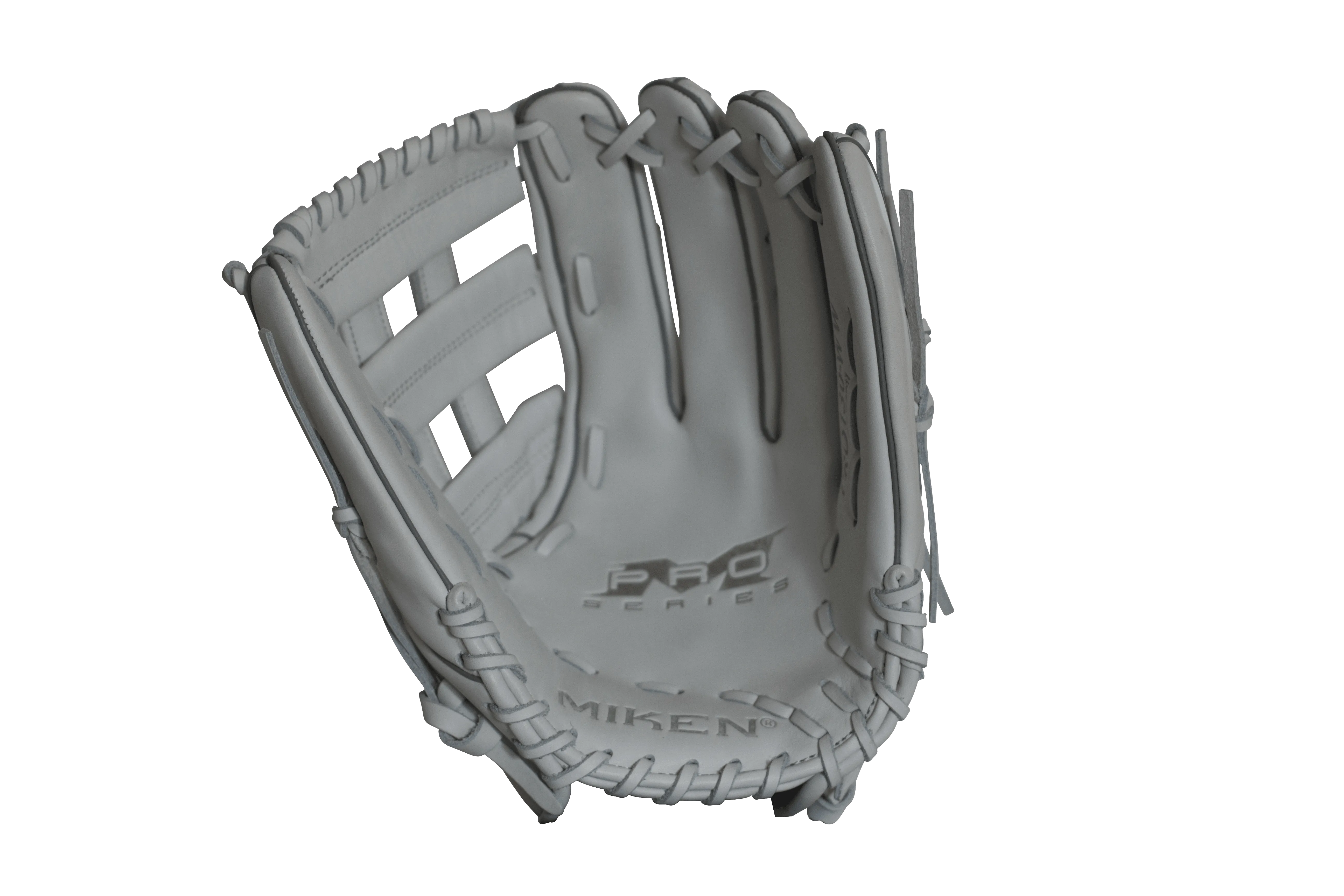 Miken Pro Series 13" Slow Pitch Fielding Glove - White/White: PRO130WW