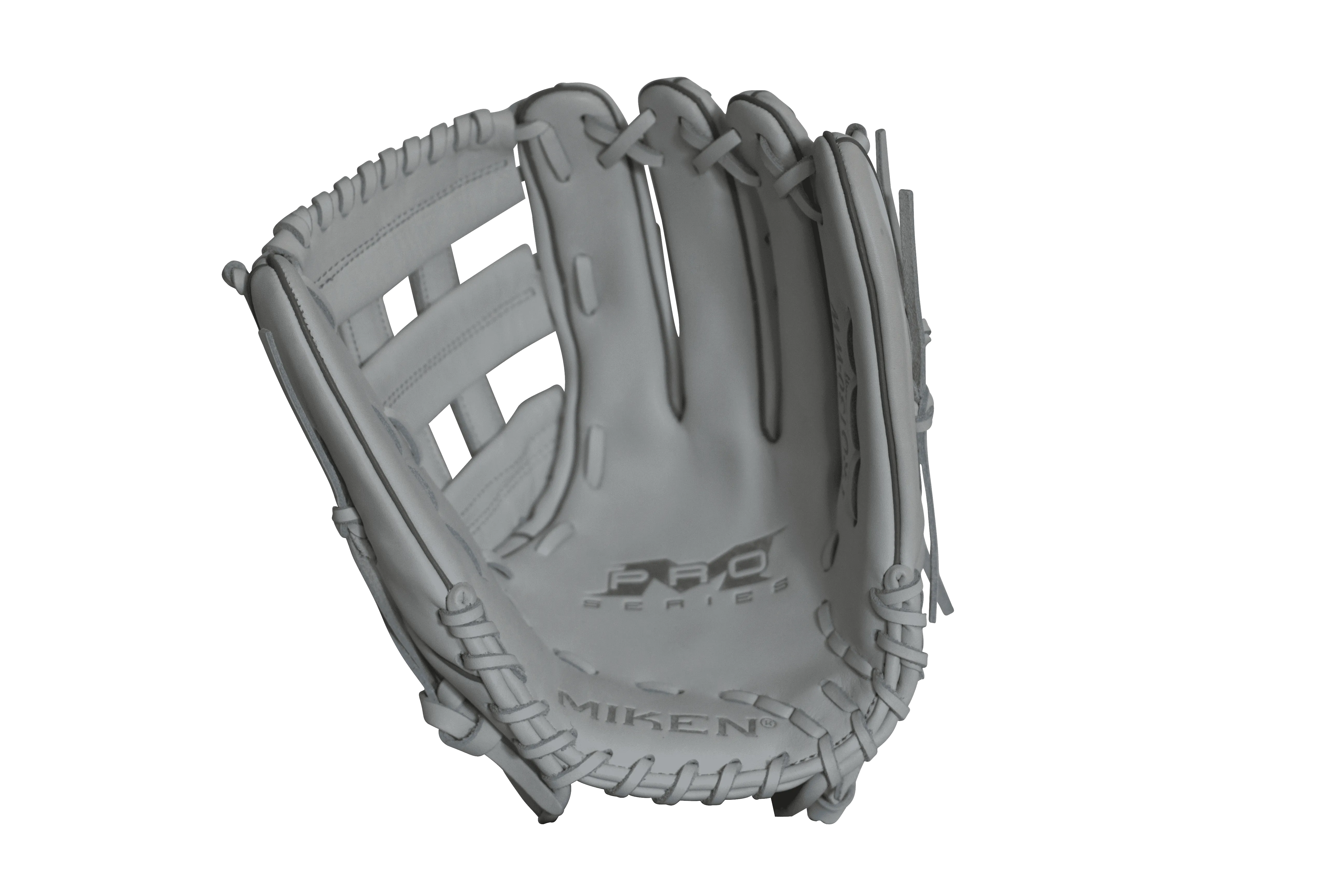 Miken Pro Series 15" Slow Pitch Fielding Glove - White/White: PRO150WW