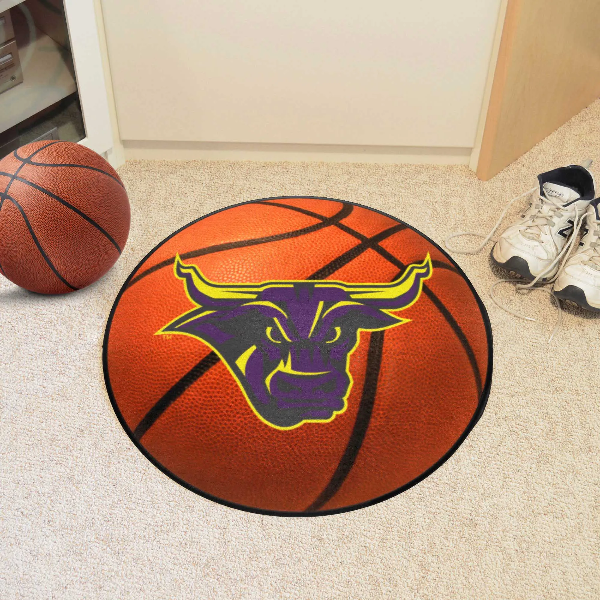 Minnesota State - Mankato Mavericks Basketball Rug - 27in. Diameter