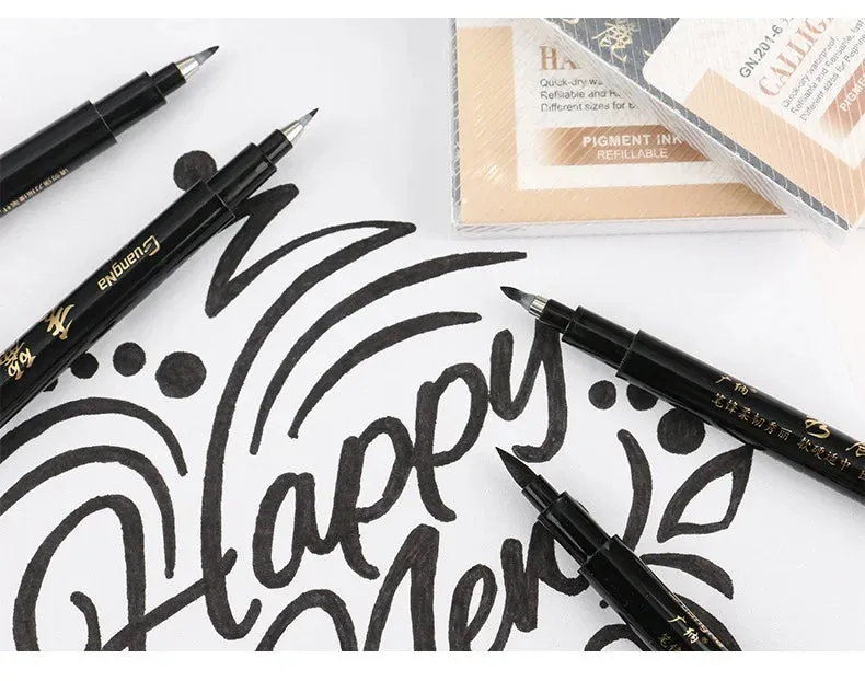 Multi-Purpose Calligraphy Brush Liner Marker Pen