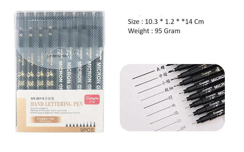 Multi-Purpose Calligraphy Brush Liner Marker Pen