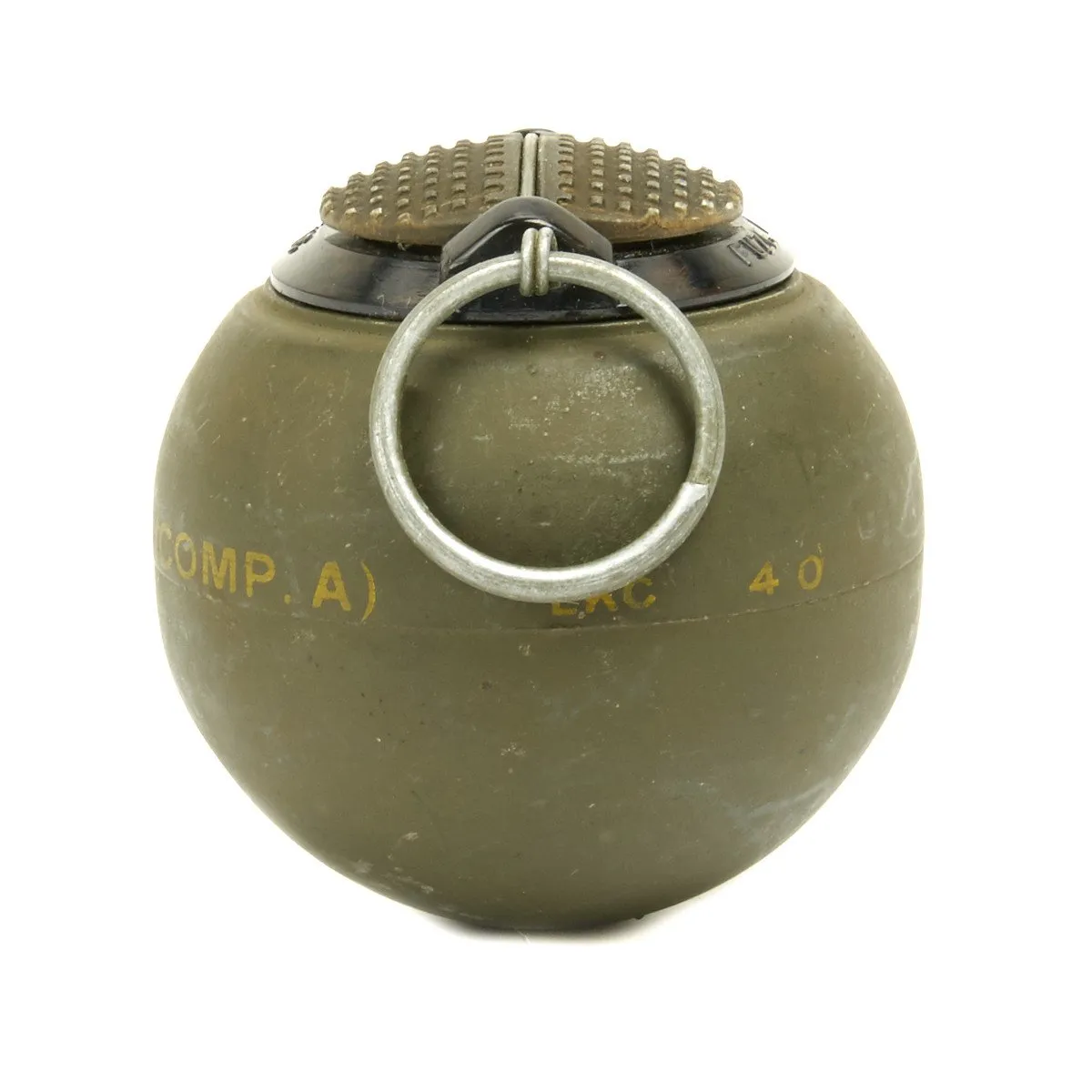 Original U.S. WWII T13 Beano Grenade Manufactured by Eastman Kodak Company