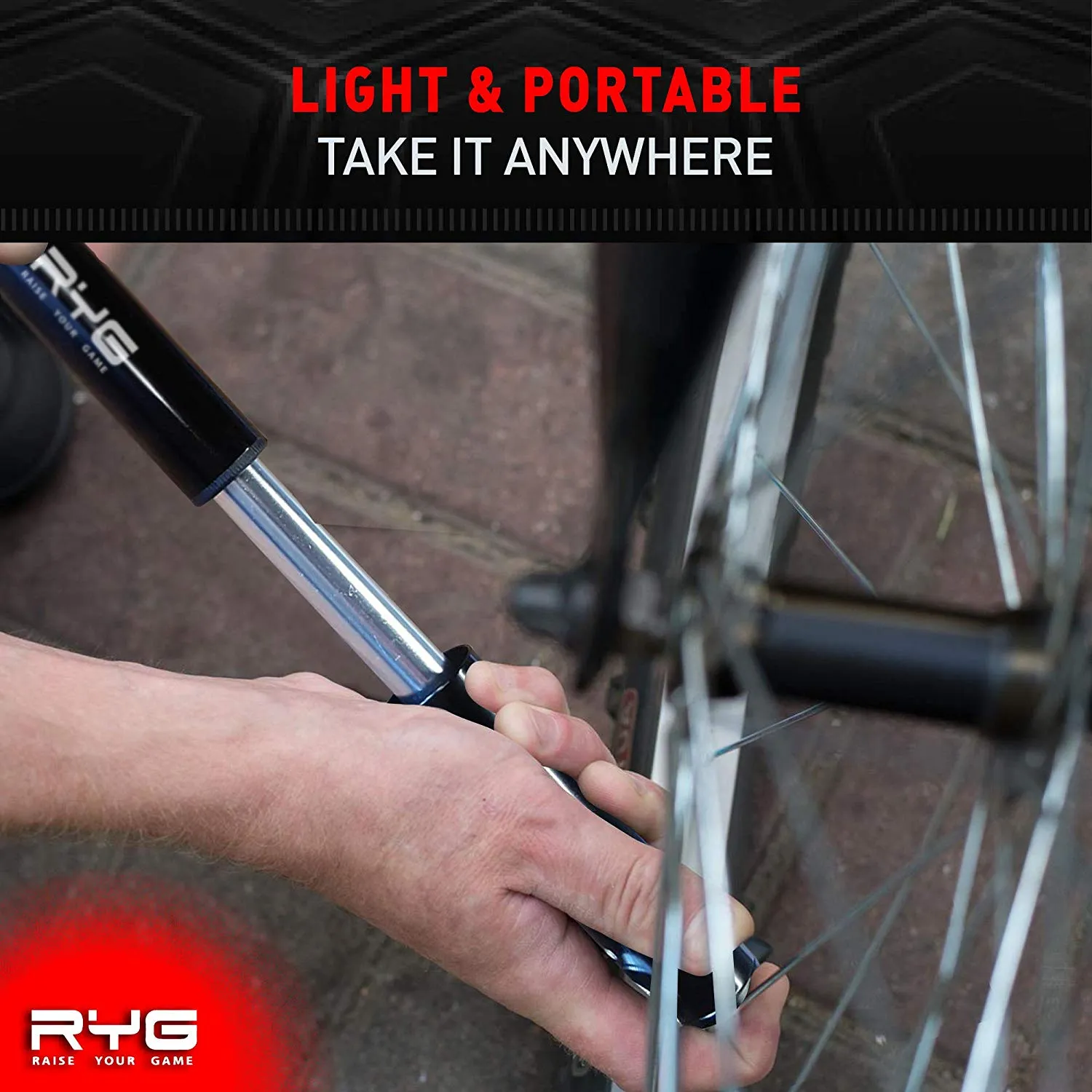 Raise Your Game Bike Pump (New)