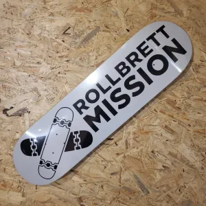 Rollbrett Mission Classic Logo Twin Doubletail Deck