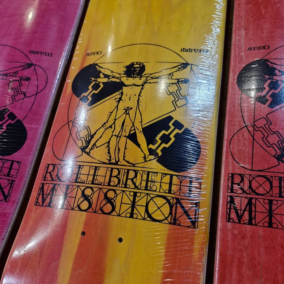 Rollbrett Mission Vitruvian 8.5 Logo Deck